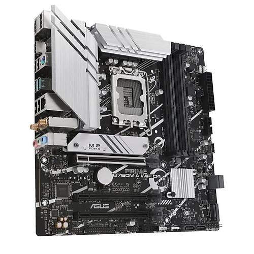 ASUS PRIME B760M-A WIFI D4 DDR4 5333MHZ 2XHDMI 1XDP 2XM.2 USB 3.2 MATX 1700P (12. / 13. VE 14. NES�L ��LEMC� UYUMLU)