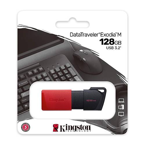 128 GB KINGSTON EXODIA M USB BELLEK 3.2 DT DTXM/128GB