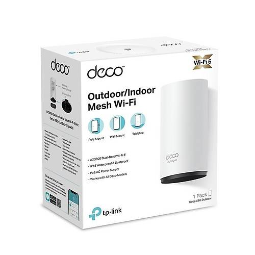 TP-LINK DECO X50-OUTDOOR AX3000 MESH EV WI-FI 6 S�STEM� (TEKL�)