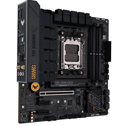 ASUS TUF GAMING B650M-E WIFI DDR5 6400MHZ 1XHDMI 2XDP 2XM.2 USB 3.2 MATX AM5(AMD AM5 9000/8000/7000 SER�LER� �LE UYUMLU)