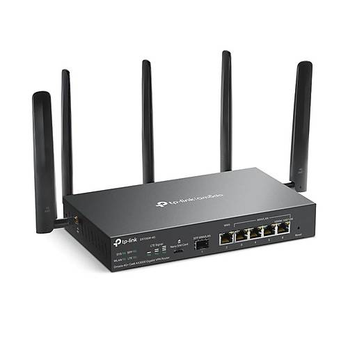 TP-LINK OMADA ER706W-4G AX3000 1� GIGABIT SFP WAN/LAN PORT, 1� GIGABIT RJ45 WAN PORT, 4� GIGABIT WAN/LAN RJ45 VPN ROUTER