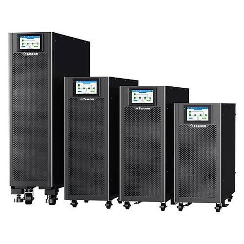 TESCOM TEOS 330 30KVA 3F/3F (60X7AH) RS-232 6/15 DK LCD ONLINE UPS (TRIFAZE)
