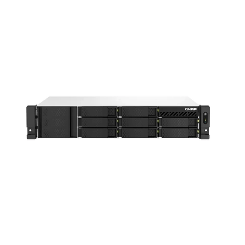 QNAP TS-873AeU-RP-4G | 2U Rackmount NAS, AMD Ryzen, Redundant PSU, 4GB DDR4 RAM