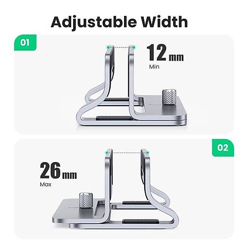 UGREEN AL�M�NYUM NOTEBOOK MACBOOK D�KEY MASA�ST� STANDI 20471
