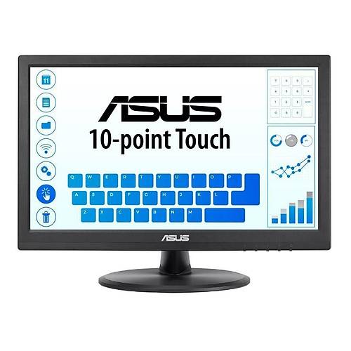 15.6 ASUS VT168HR 5MS 60MHZ 1XVGA 1XHDMI WXGA 1366X768 FLICKER-FREE D���K MAV� I�IK DOKUNMAT�K EKRAN VESA S�YAH