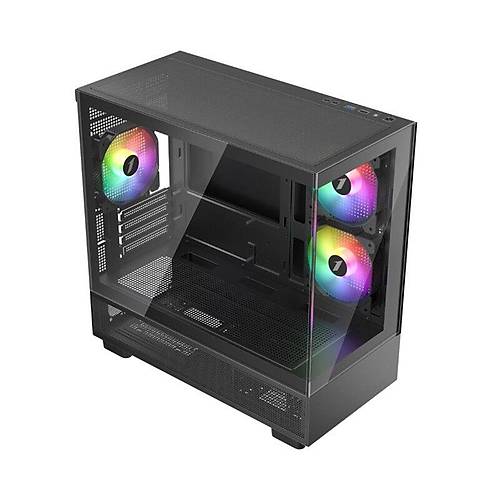 1ST PLAYER MIKU M�5 S�YAH 750W 80+ ATX 3.1 SILVER ARGB 6X12CM FAN TEMPERL� CAM USB 3.0 M-ATX KASA