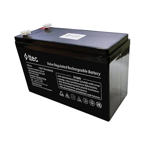 TTEC 12V 7AH BAKIMSIZ KURU T�P AK�