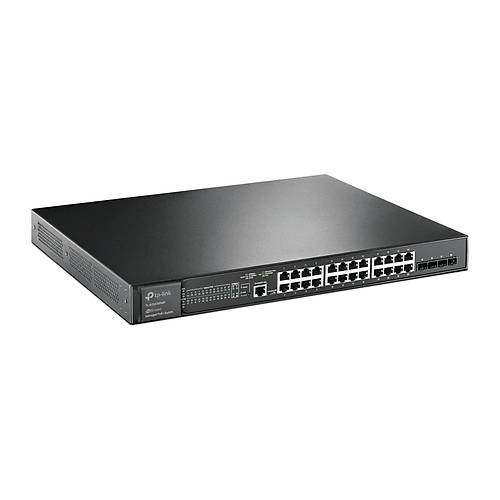 TP-LINK OMADA TL-SG3428XMP 24 PORT GIGABIT + 4X10GB SFP UPLINK Y�NET�LEB�L�R 384W POE RACKMOUNT SWITCH