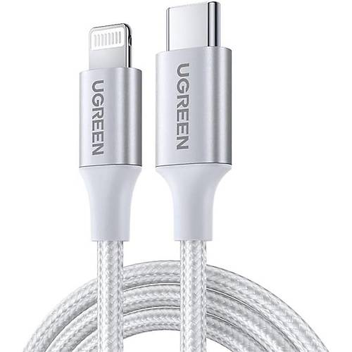 UGREEN TYPE-C TO LIGHTNING 3A PD MF� SERT�F�KALI �RG�L� HIZLI �ARJ KABLOSU 1 MT G�M�� 70523