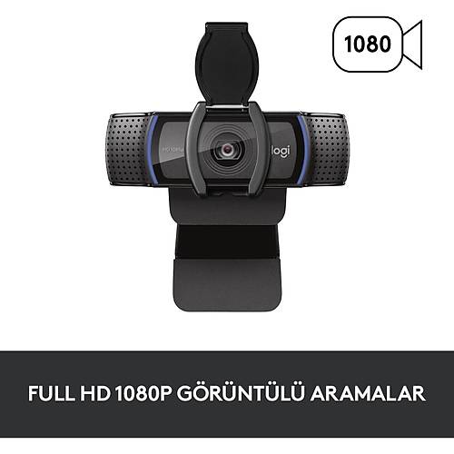 LOGITECH C920S HD PRO WEBCAM S�YAH 960-001252