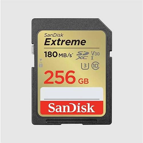 256GB SANDISK EXTREME PRO SD UHSI 180MB/S 90MB/S SDSDXVV-256G-GNCIN