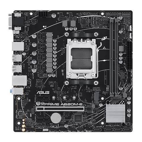 ASUS PRIME A620M-E DDR5 7000MHZ 1XVGA 1XHDMI 1XDP 1XM.2 USB 3.2 MATX AM5 (AMD AM5 9000/8000/7000 SER�LER� �LE UYUMLU)