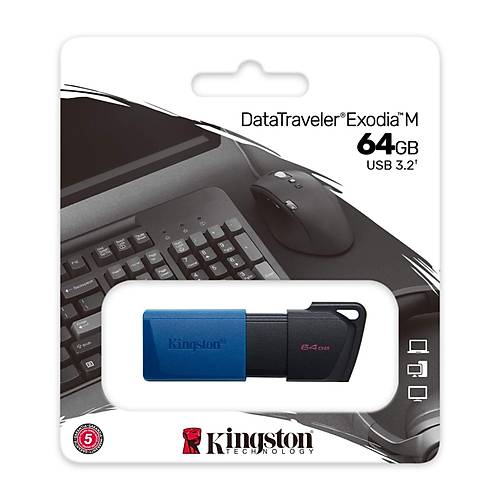 64 GB KINGSTON EXODIA M USB BELLEK 3.2 DT DTXM/64GB