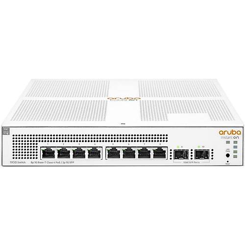 HPE ARUBA ION 1930 JL681A 8 PORT GIGABIT POE + 2XSFP UPLINK Y�NET�LEB�L�R 124W POE SWITCH