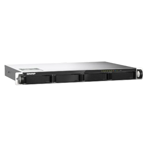 QNAP TS-435XeU-4G | 4-Bay Short-Depth 1U NAS, 10GbE + 2.5GbE, ARM Cortex-A57, QTS 5