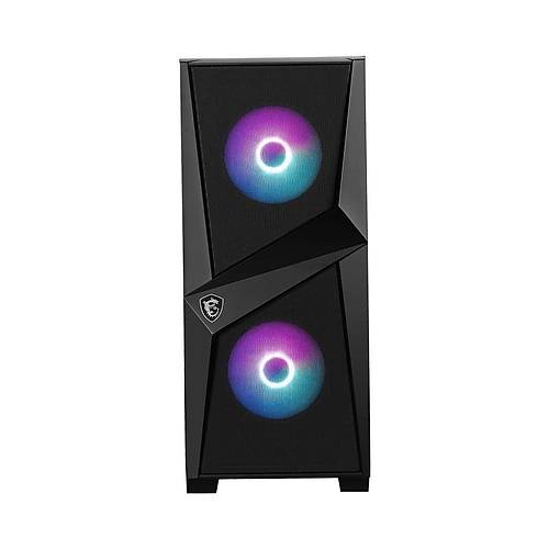 MSI MAG FORGE 100R TEMPERLI CAM ARGB PSU YOK 2X120MM 1X120MM GAMING ATX KASA S�YAH
