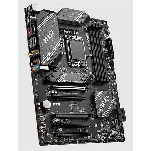 MSI B760 GAMING PLUS WIFI DDR4 6800MHZ 1XHDMI 1XDP 2XM.2 USB ATX 1700P (12. / 13. VE 14. NES�L ��LEMC� �LE UYUMLU)