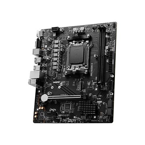 MSI PRO B650M-E DDR5 6800MHZ 1XVGA 1XHDMI 1XM.2 USB 3.2 MATX AM5(AMD AM5 9000/8000/7000 SER�LER� �LE UYUMLU)