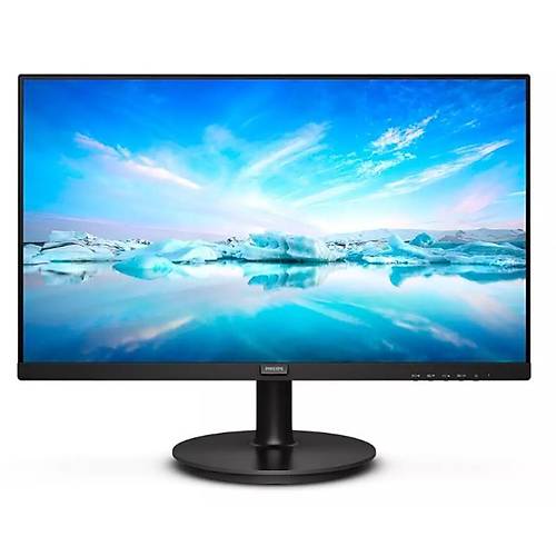 21.5 PHILIPS 222V8LA/01 4MS 75MHZ 1XVGA 1XHDMI 1XDP FHD 1920X1080 HOPARL�R FLICKER-FREE D���K MAV� I�IK VESA S�YAH