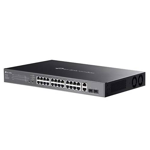TP-LINK OMADA ES228GMP 28 PORT GIGABIT + 2XGIGABIT SFP Y�NET�LEB�L�R 384W POE METAL KASA SWITCH