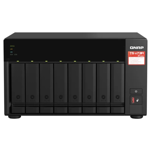 QNAP TS-873A-8G | 8-Bay Tower NAS, AMD Ryzen, 2.5GbE, PCIe Geni�letme, 8GB DDR4