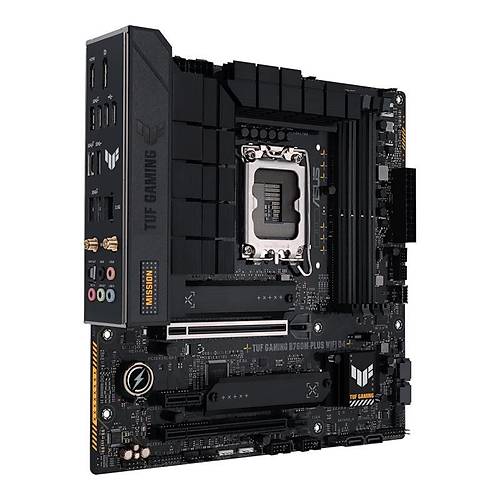 ASUS TUF GAMING B760M-PLUS WIFI D4 DDR4 5333MHZ 1XHDMI 1XDP 2XM.2 USB 3.2 MATX 1700P (12./13.VE14. NES�L ��LEMC� UYUMLU)