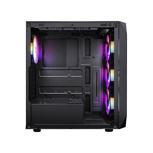1ST PLAYER ARIYA AY7 S�YAH 750W 80+ ARGB 4X12CM FAN TEMPERL� CAM MESH USB 3.0 ATX KASA