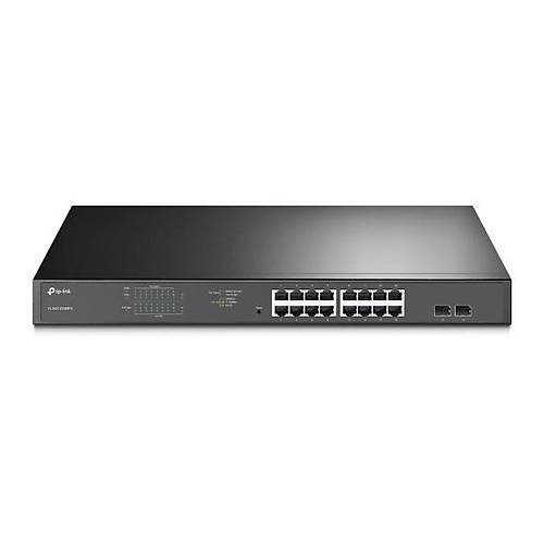 TP-LINK TL-SG1218MPE 16 PORT GIGABIT + 2XGIGABIT SFP UPLINK Y�NET�LEB�L�R 192W POE RACKMOUNT SWITCH