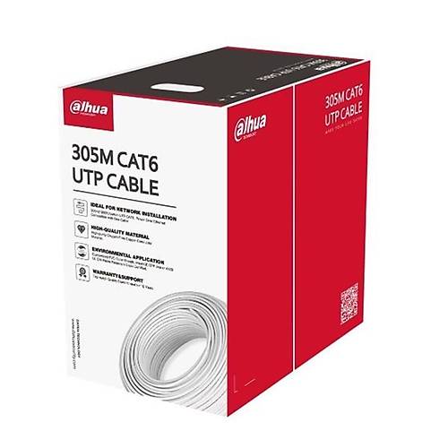 DAHUA DH-PFM920I-6UN-C UTP CAT6 305 METRE %100 BAKIR GR� RENK BAKIR KABLO