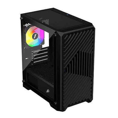 1ST PLAYER TRILOBITE T5 S�YAH 650W 80+ ARGB 4X12CM FAN TEMPERL� CAM MESH USB 3.0 M-ATX KASA