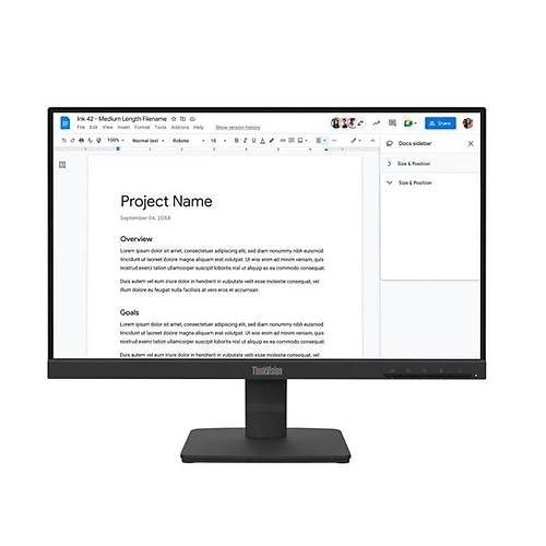 21.5 LENOVO S22-4E THINKVISION 64CBKAT6TK FHD 4MS 100HZ HDMI+VGA WLED MONITOR (3 YIL GARANT�)