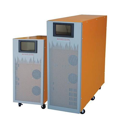 MAKELSAN POWERPACK HF SE 3300 10KVA 3F/3F (20X9AH) 6/12 DK PF;1 LCD ONLINE UPS (TRIFAZE)