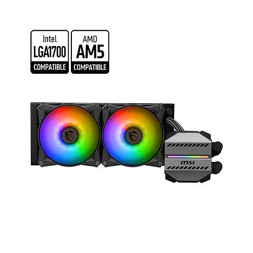 MSI MAG CORELIQUID M240 240MM ARGB CPU SIVI SO�UTUCU (LGA 1150/1151/1155/1156/1200/1700/AM4/AM5 UYUMLU)