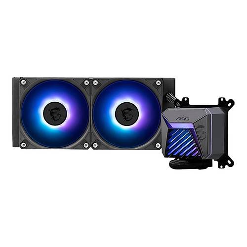 MSI MAG CORELIQUID A15 240 S�YAH ARGB CPU SIVI SO�UTUCU (LGA 1851/1700/AM4/AM5 UYUMLU)