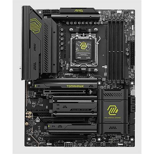 MSI MAG X870E TOMAHAWK WIFI DDR5 8400MT/S 1XHDMI 4XM.2 USB AM5 ATX(AMD AM5 9000/8000/7000 SER�LER� �LE UYUMLU)