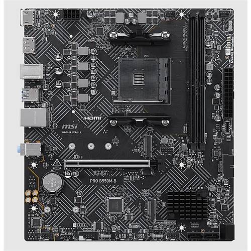 MSI PRO B550M-B DDR4 4600MHZ 1XHDMI 2XM.2 MATX AM4 (AMD AM4 5000/5000G/4000G/3000/3000G SER�LER� �LE UYUMLU)