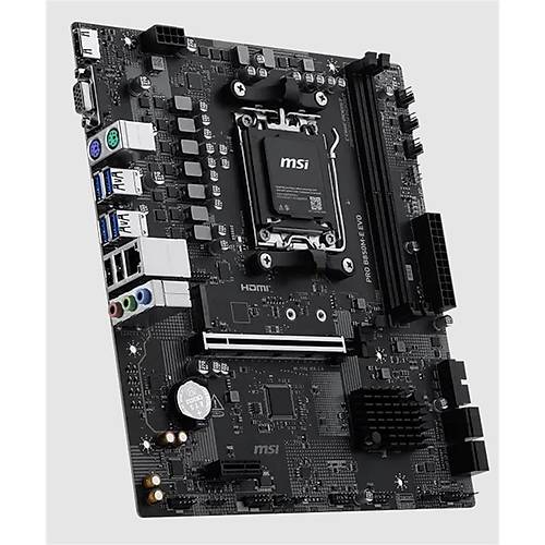 MSI PRO B850M-E EVO DDR5 8200MHZ 1XVGA 1XHDMI 1XM.2 USB MATX AM5 (AMD AM5 9000/8000/7000 SER�LER� �LE UYUMLU)