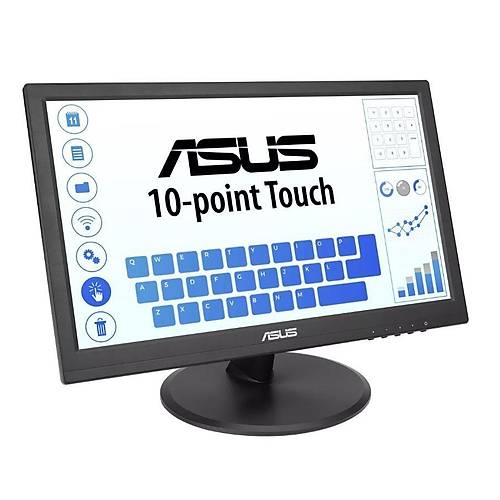 15.6 ASUS VT168HR 5MS 60MHZ 1XVGA 1XHDMI WXGA 1366X768 FLICKER-FREE D���K MAV� I�IK DOKUNMAT�K EKRAN VESA S�YAH