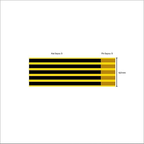 6PPT30.0702-20W (184x126mm / 5 Telli) Dokunmatik Cam