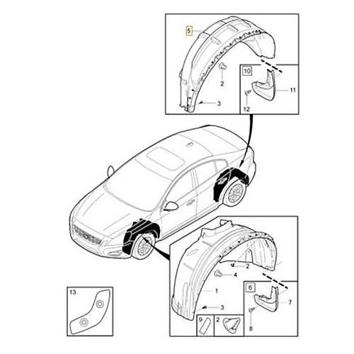 DAVLUMBAZ ARKA SA� ( 31333253 ) S60/V60 2011-2018