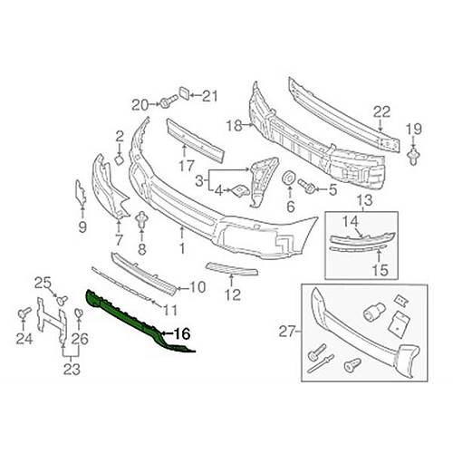 �N TAMPON ALT �ER�EVES� ( 31323585 ) XC90 2003-2015