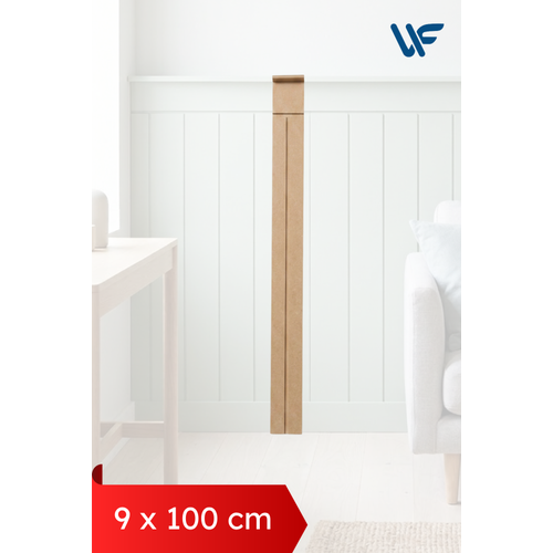 Dekoratif Duvar Paneli 6 mm Boyanabilir MDF Duvar Paneli 100 cm