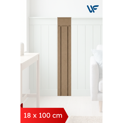 Dekoratif Duvar Paneli 6 mm Boyanabilir MDF Duvar Paneli 100 cm