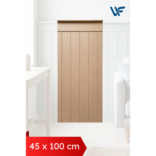 Dekoratif Duvar Paneli 6 mm Boyanabilir MDF Duvar Paneli 100 cm