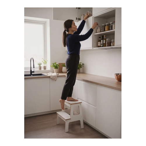 2 Basamakl� Ikae Tabure �ocuk Banyo Wc Lavabo Merdiven Y�kseltici
