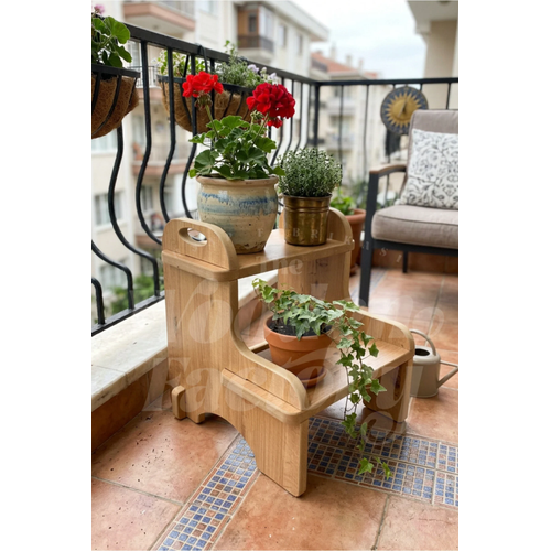 2 Basamakl� Tabure Merdiven Tabure �ocuk ve Yeti�kin ��in �ok Ama�l� Basamakl� Tabure WC Balkon Mutfak Y�kseltici