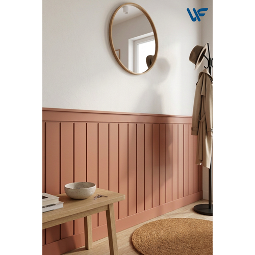 Dekoratif �izgi Stil Duvar Paneli ( 54 X 100 ) Boyanabilir Ah�ap 6 mm Ham Mdf Duvar Paneli
