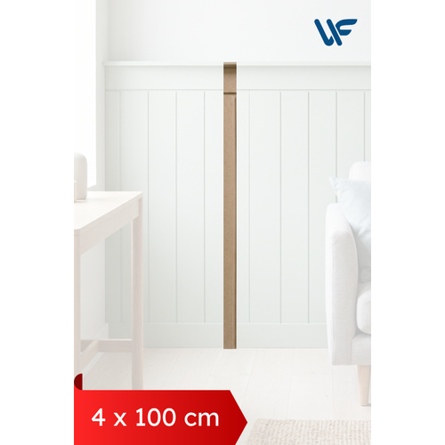 Dekoratif Duvar Paneli 6 mm Boyanabilir MDF Duvar Paneli 100 cm