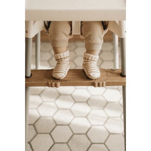 Mama Sandalyesi Ayak Koyma Deste�i - Ikea, E-Bebek Baby Plus Star, Faros Orzo Uyumlu (Ayak Desenli)