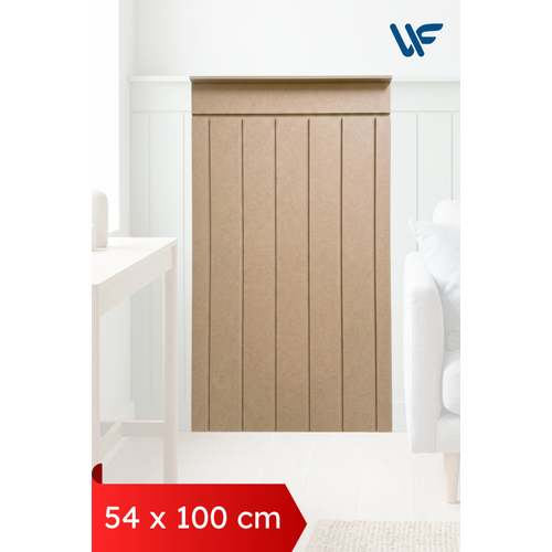 Dekoratif Duvar Paneli 6 mm Boyanabilir MDF Duvar Paneli 100 cm